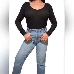 Brandy Melville Black Long Sleeve Top